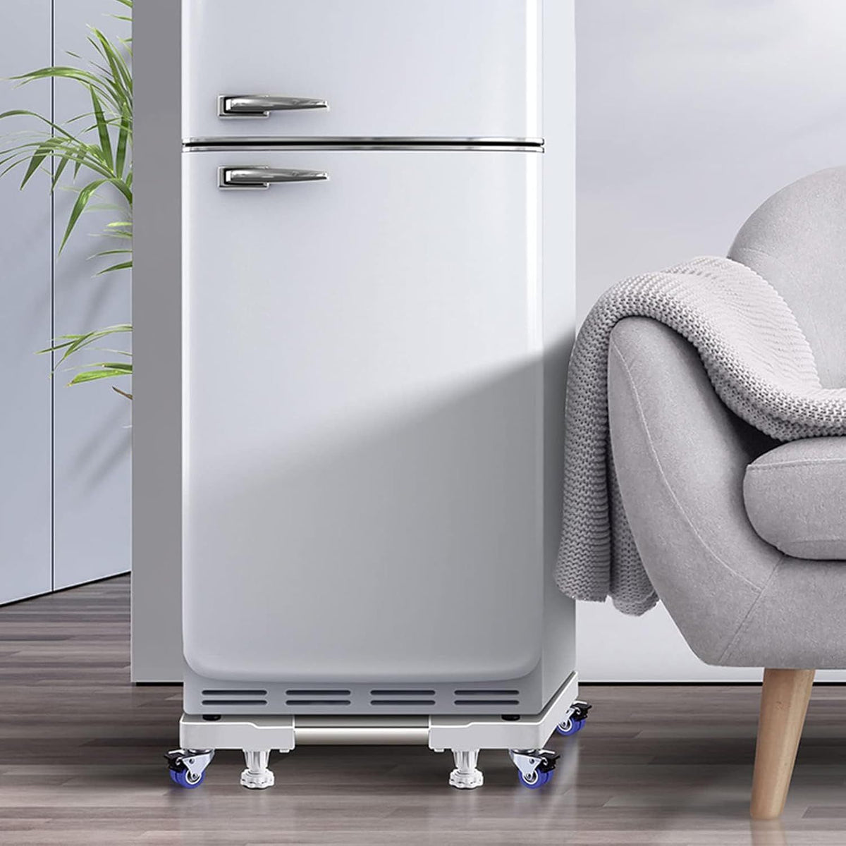 Heavy-Duty Adjustable Refrigerator Base Stand