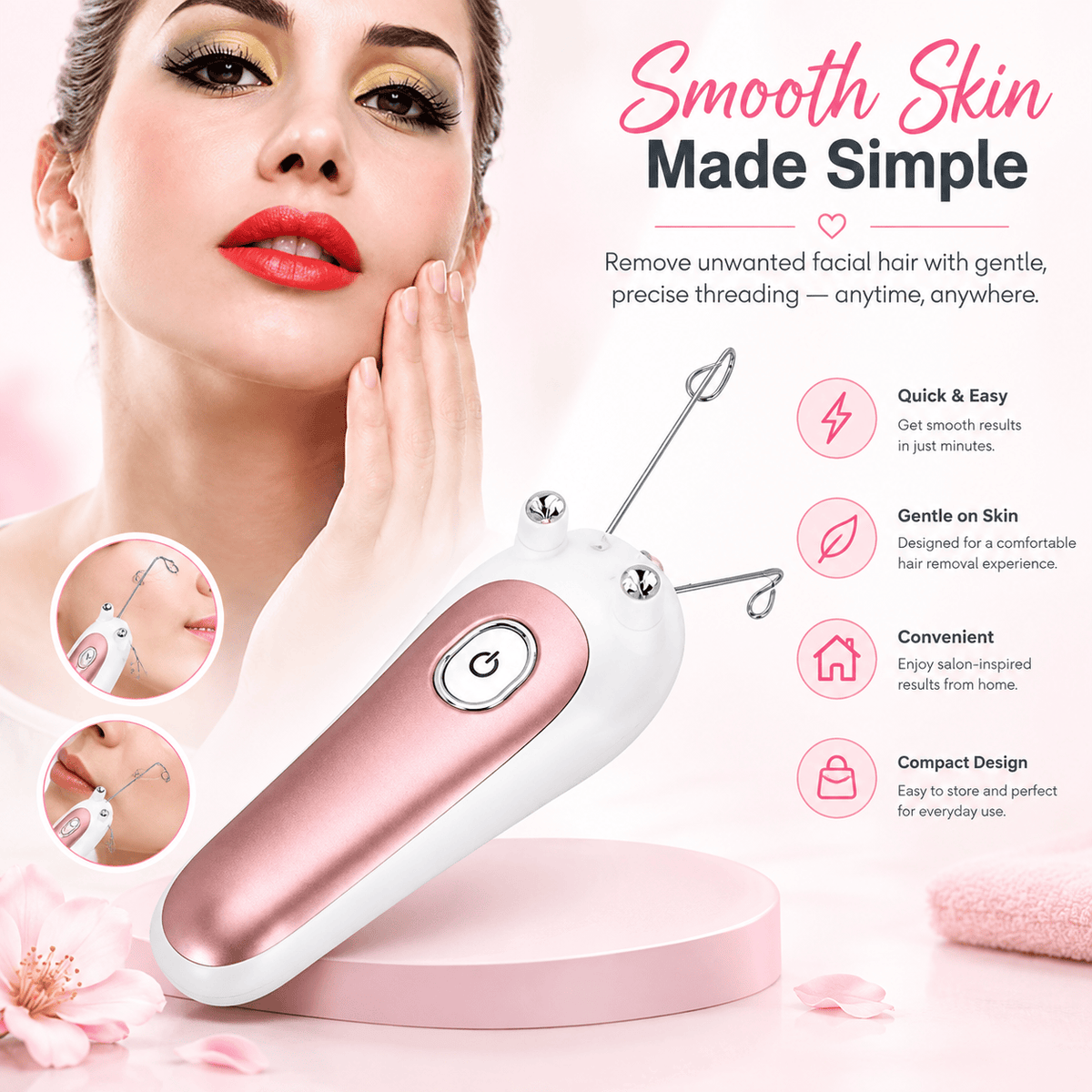 Electric Facial Threading Hair Removal